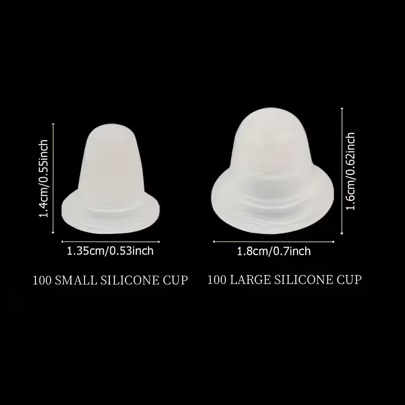 Set Căpăcele pentru Pigment Silicon (100 buc)