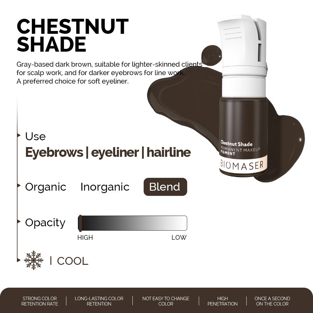 Pigment Biomaser Sprancene Chestnut Shade – imagine 2