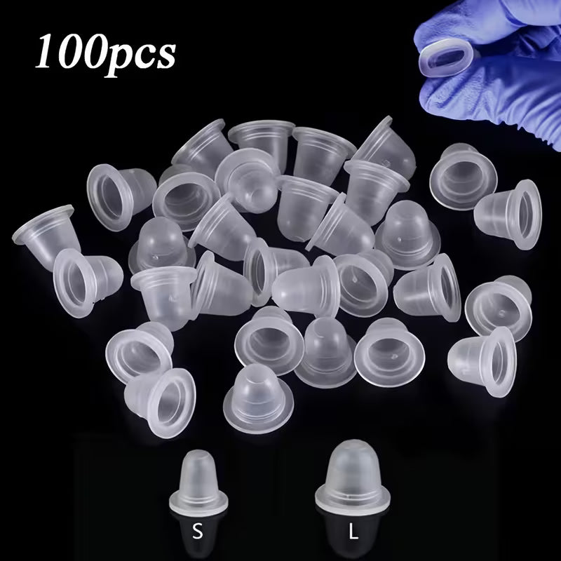 Set Căpăcele pentru Pigment Silicon (100 buc)