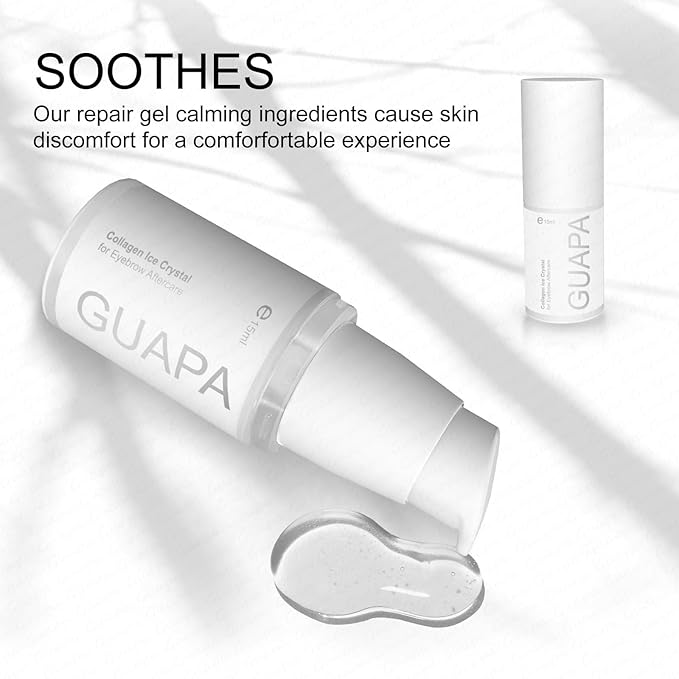 Collagen Ice Crystal Repair Gel pentru sprâncene – gel calmant și protector după PMU