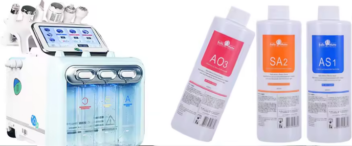 Soluții Hydra Facial Aqua Peel – AS1 SA2 AO3, 3×400 ml