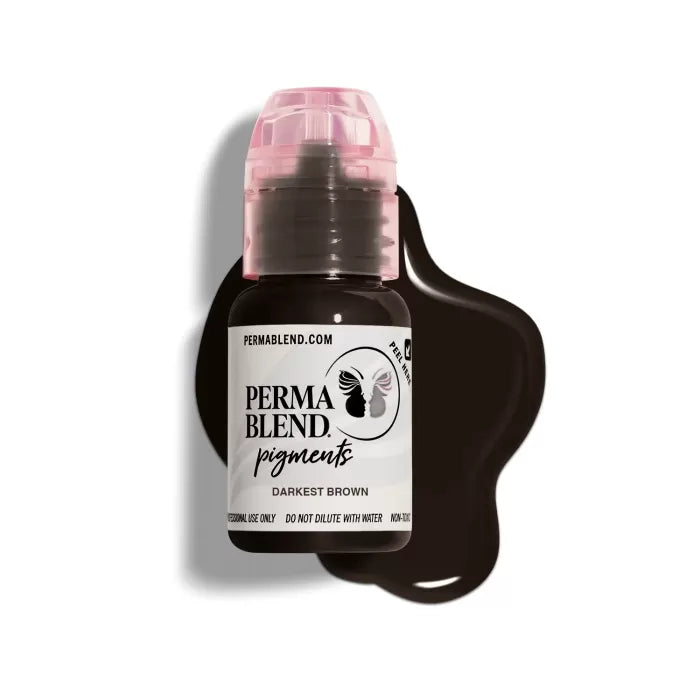Pigment PERMA BLEND Sprâncene DARKEST BROWN