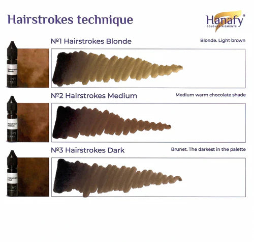 Pigment HANAFY Sprâncene Nr.1 Hairstrokes Blonde