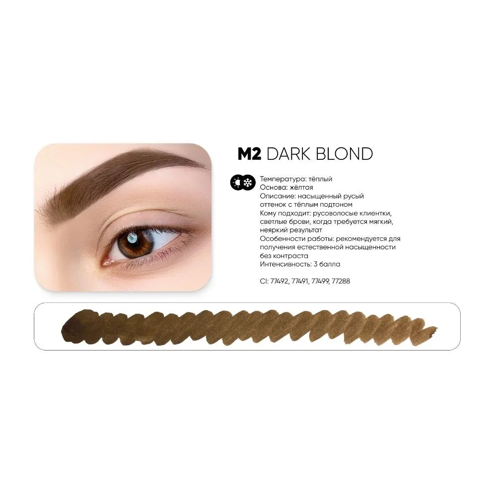 Pigment PEINTO Sprâncene M2 DARK BLOND