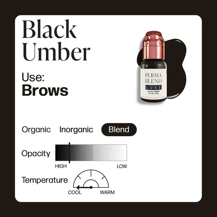 Pigment PERMA BLEND Sprâncene Black Umber
