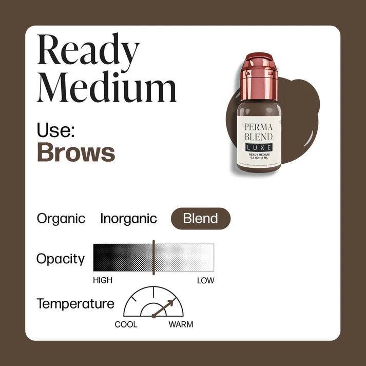 Pigment PERMA BLEND Sprâncene Ready Medium