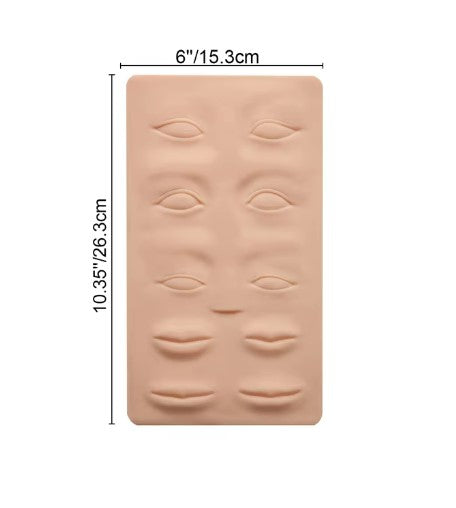 LATEX BŐRGYAKORLAT 3D SZEMEK ÉS AJAKAK