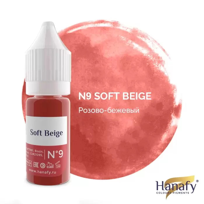 Pigment HANAFY Buze Nr.9 Soft Beige
