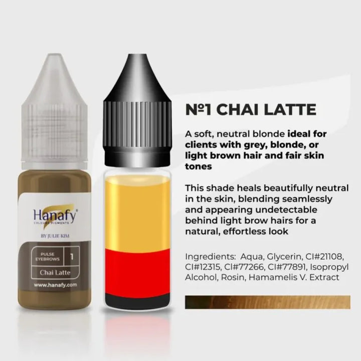 HANAFY SZEMÖLDÖK PIGMENT NO.1 CHAI LATTE