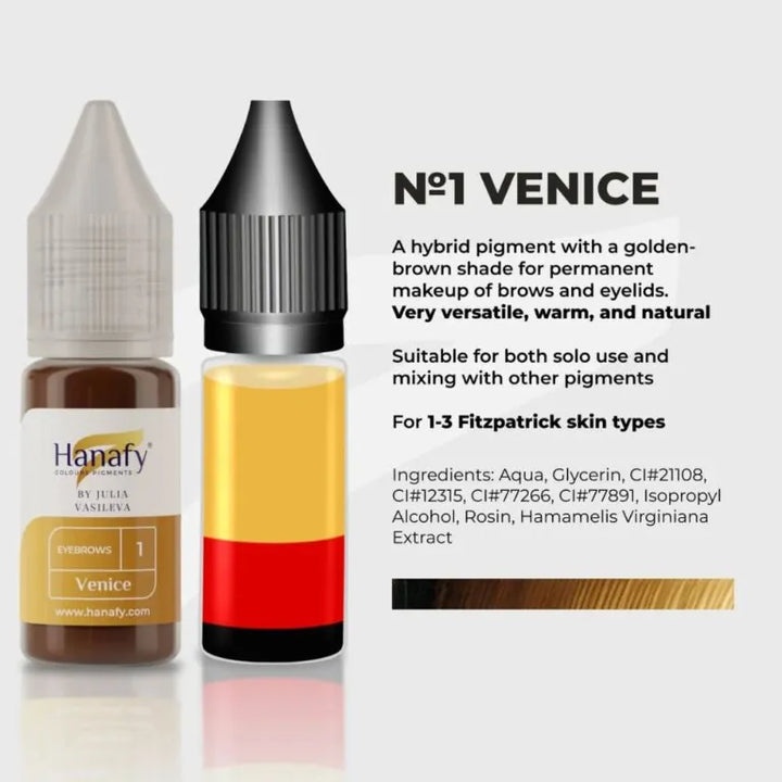 Pigment HANAFY Sprâncene Nr. 1 Venice