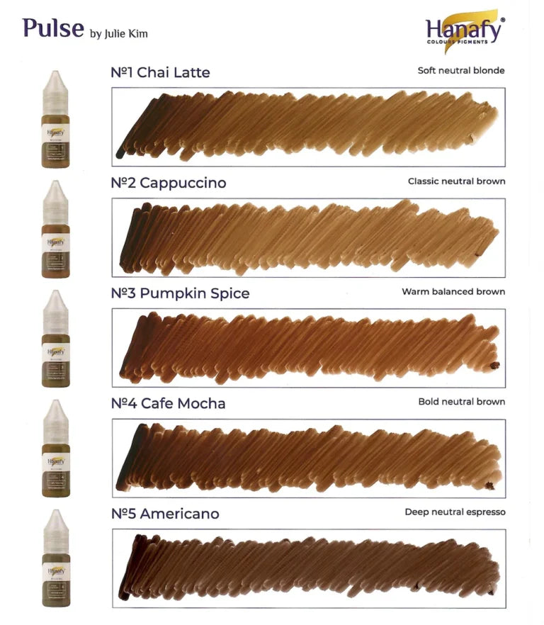 Pigment HANAFY Sprâncene Nr. 3 Pumpkin Spice