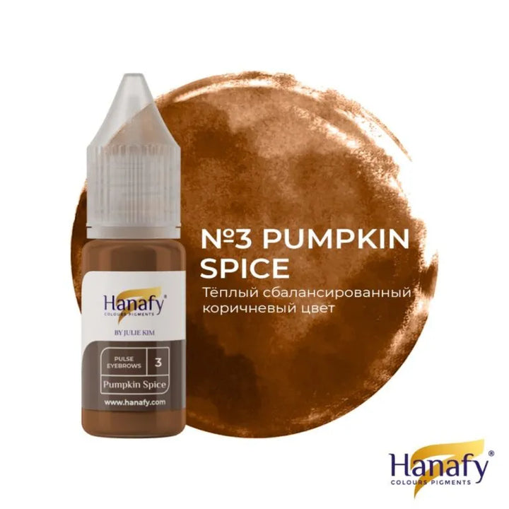 Pigment HANAFY Sprâncene Nr. 3 Pumpkin Spice