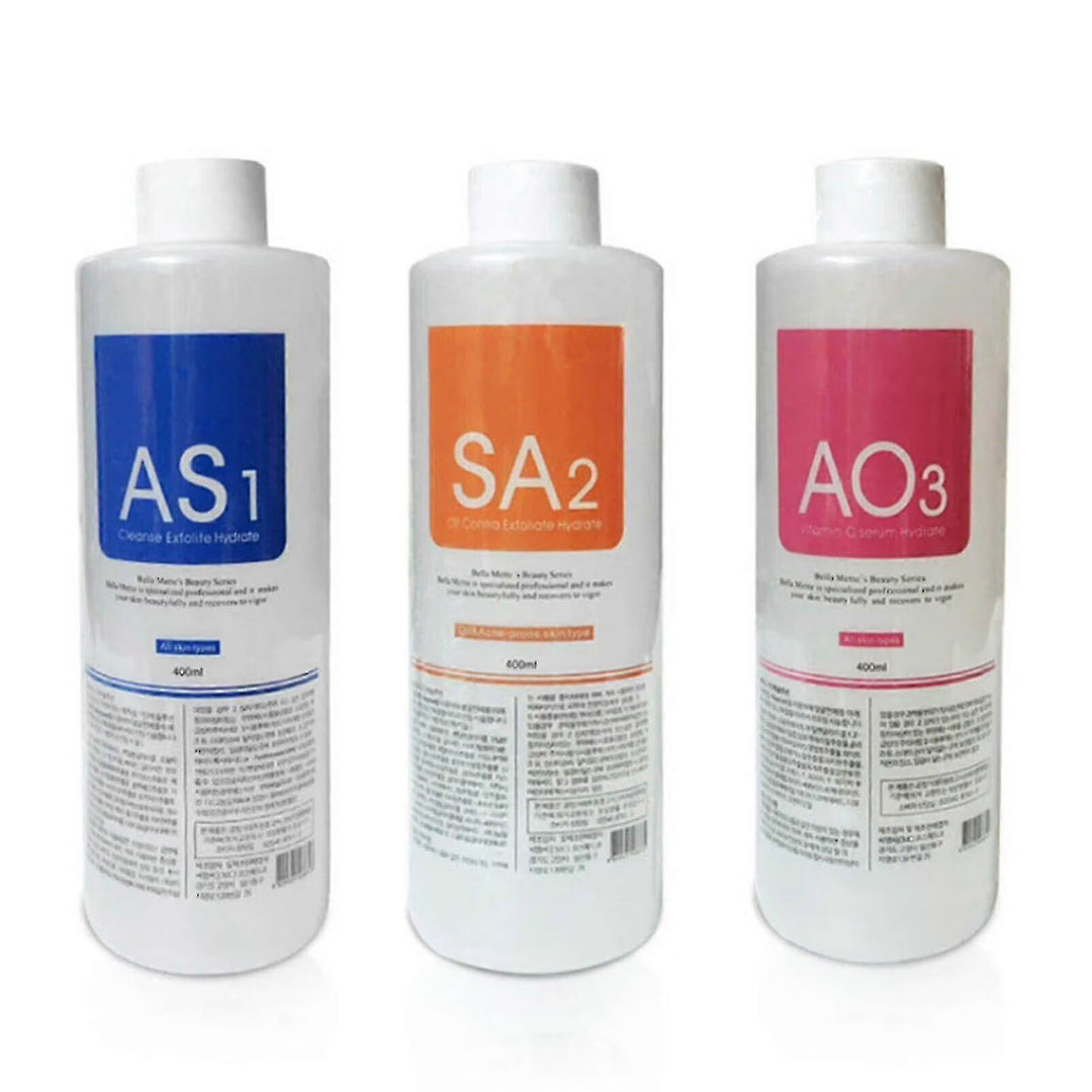 Soluții Hydra Facial Aqua Peel – AS1 SA2 AO3, 3×400 ml