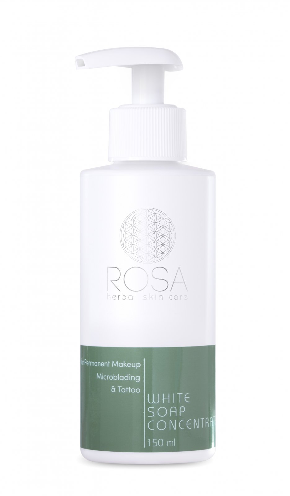 ROSA Herbal White Soap Concentrate – curățare delicată pentru PMU și eyeliner